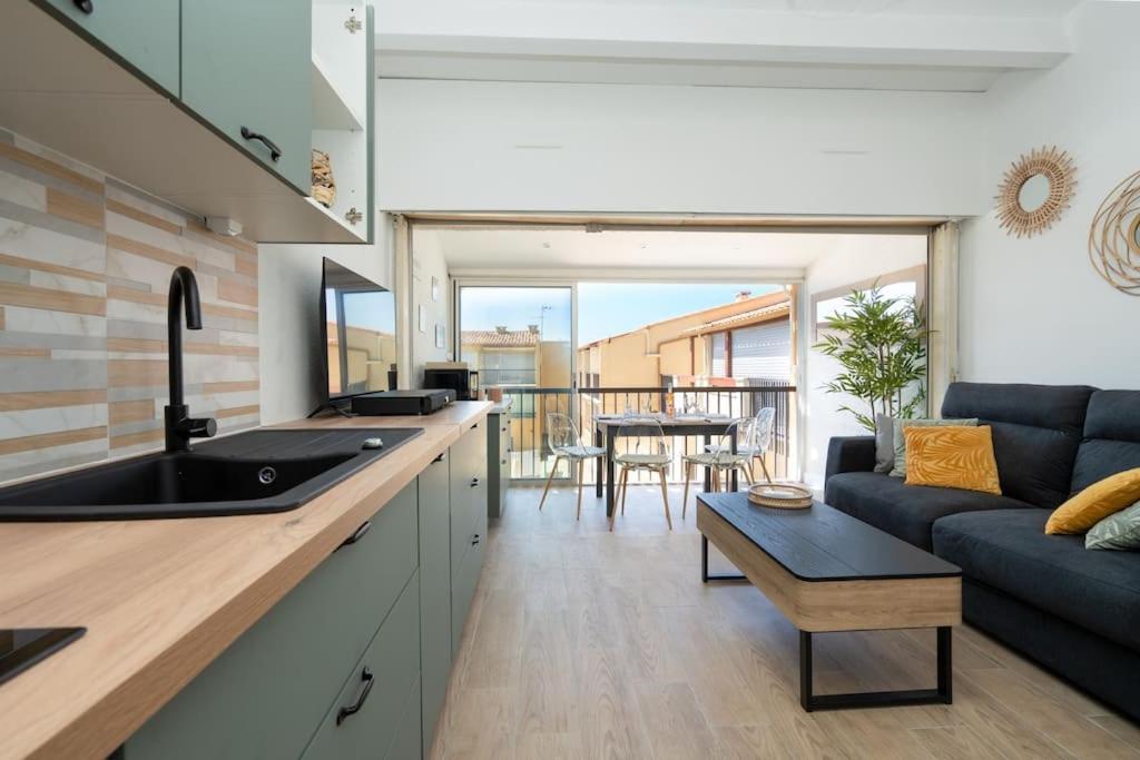 Appartement 5 Personnes Vue Mer Agde Bagian luar foto